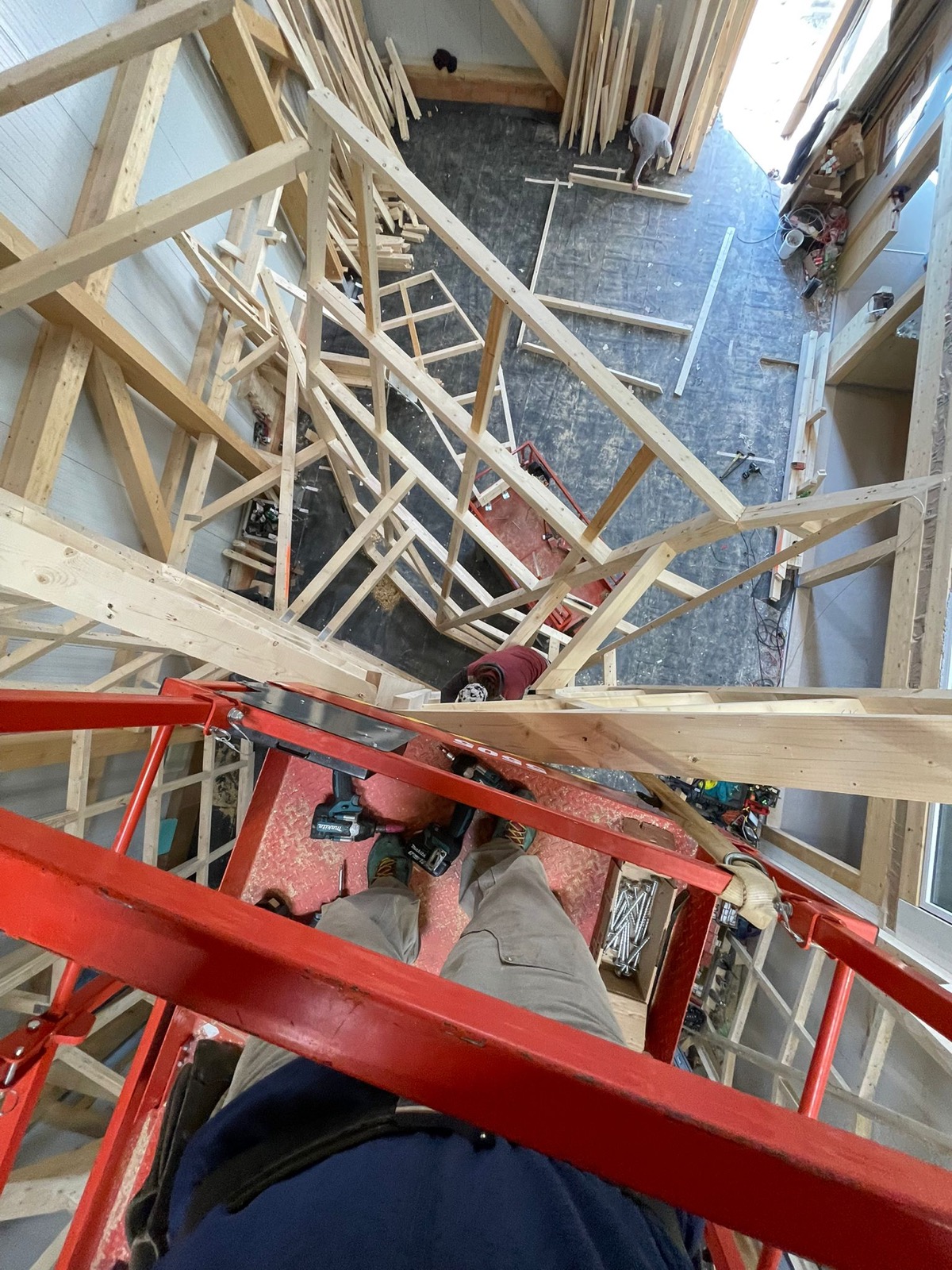Kletterhalle — Holzbau von Johannes Westermeier, Zimmerei-Ökobau Rosenheim (Bild 6 von 8)